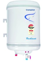 Crompton Radiant SWH15LT 15-Litre Vertical Water Heater (Ivory)